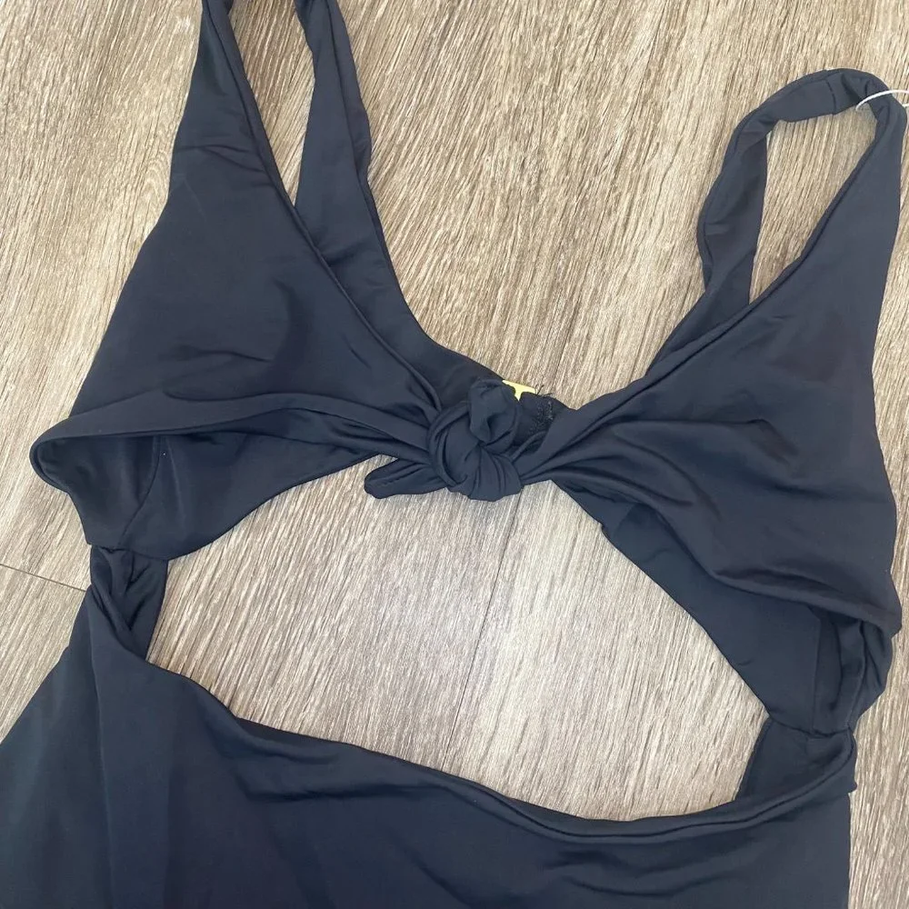 Womens NWT Swim by Lioness Pacsun Black One Piece Swimsuit - L - Picture 3 of 11